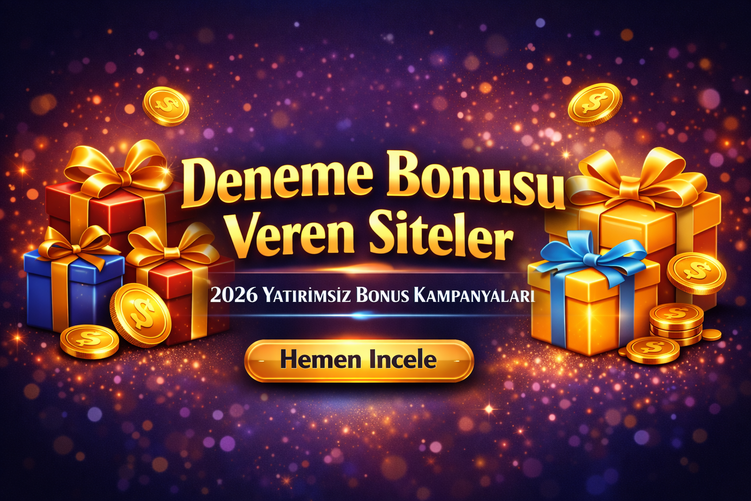Deneme Bonusu Veren Siteler 2026 - Yeni Casino Siteleri ve Yatırımsız Bonus Kampanyaları